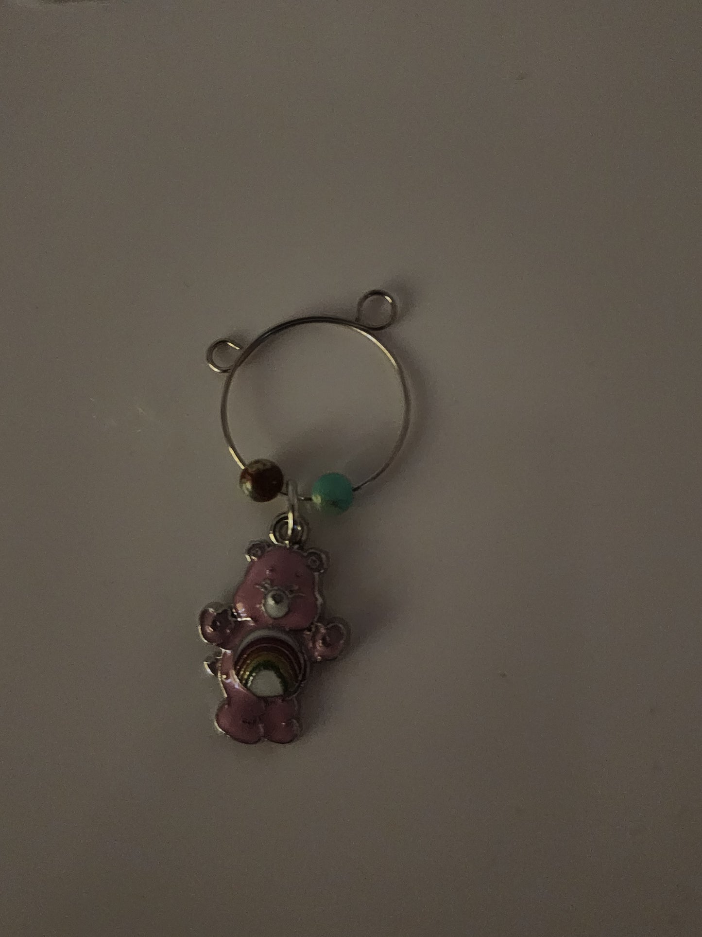 Cheer Bear #1 Green Imperial Jasper Wine Ring