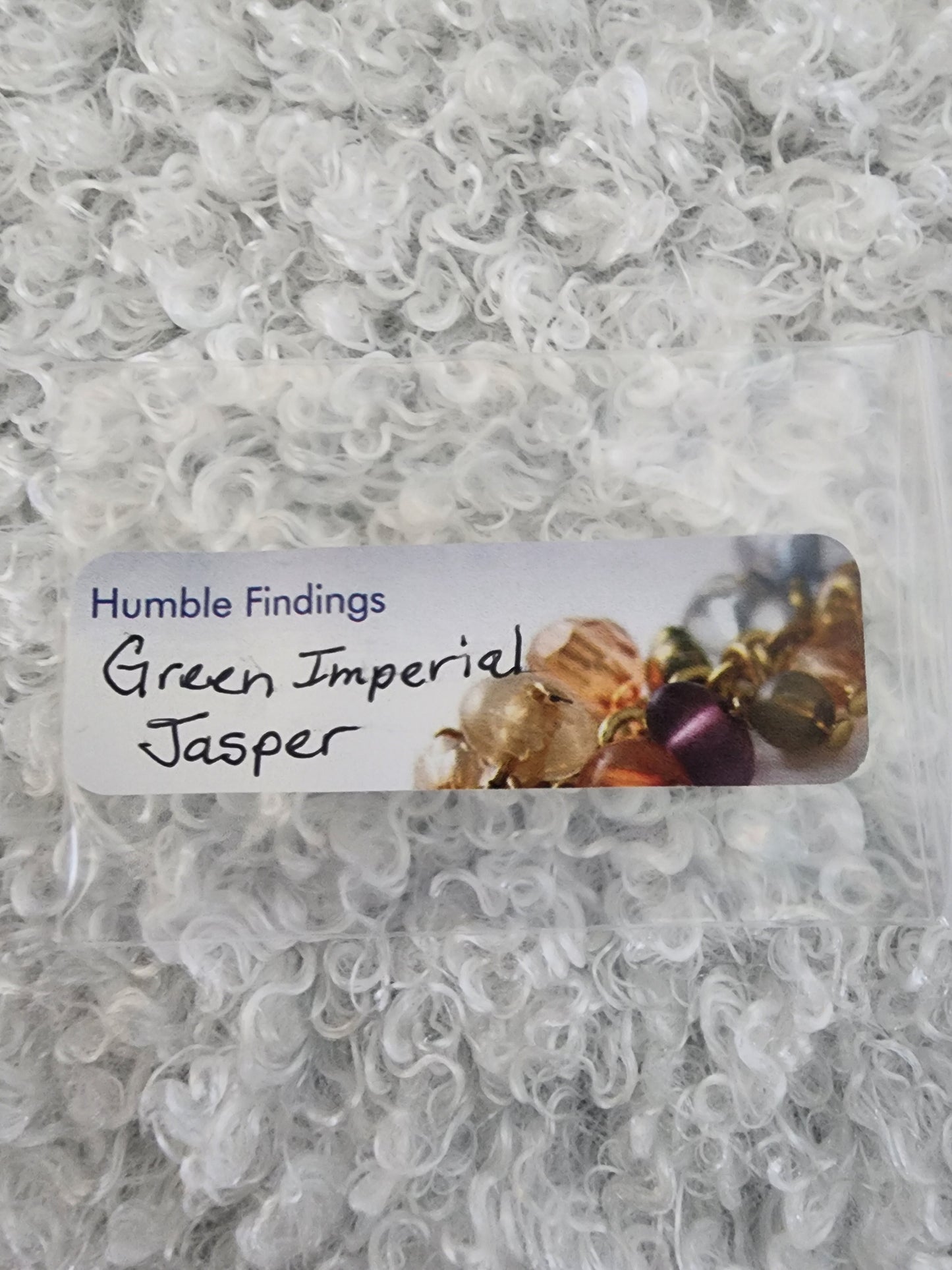 Leaf with Green Imperial Jasper Wine Ring