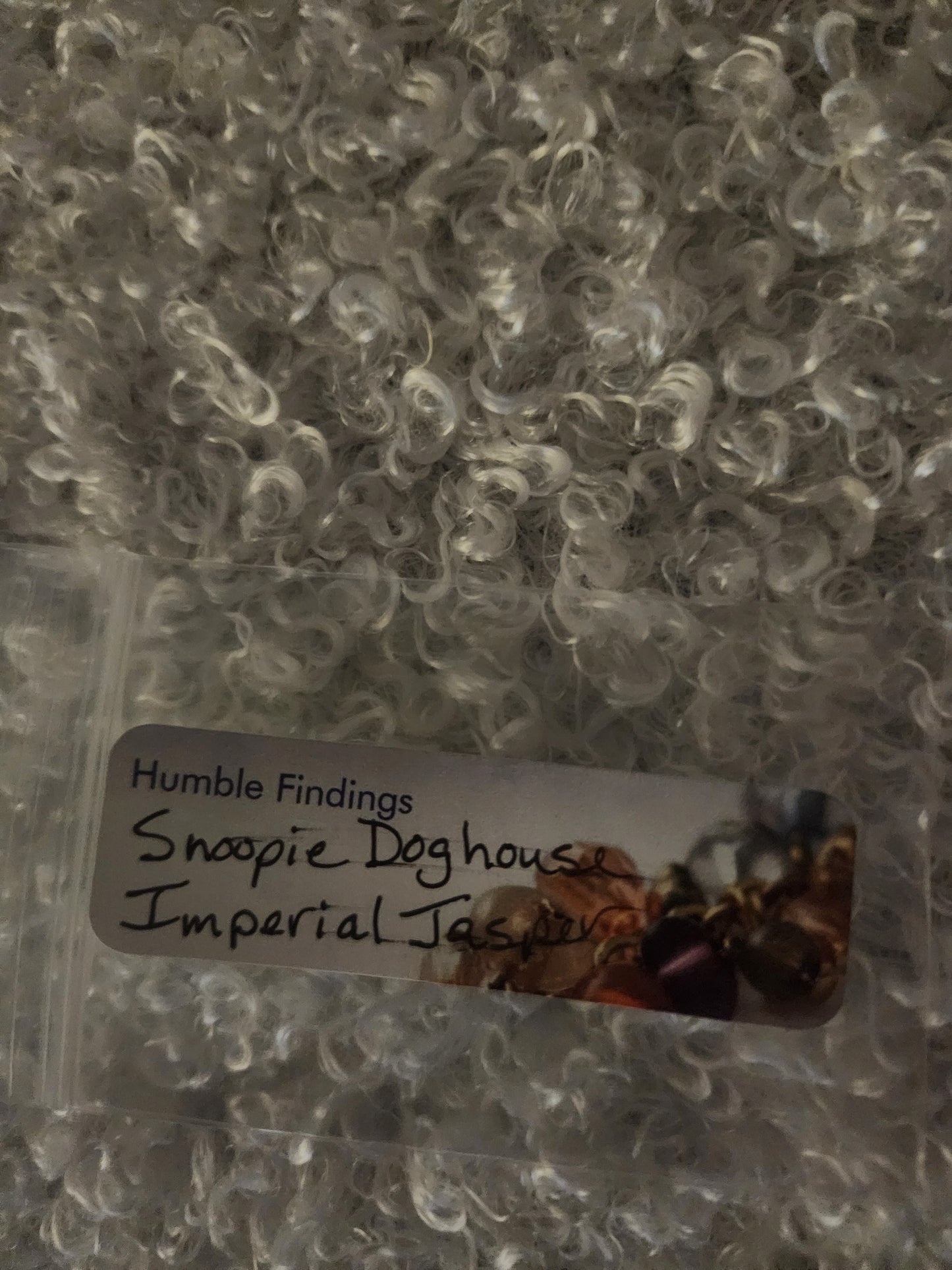 Snoopy Doghouse Imperial Jasper Wine Ring