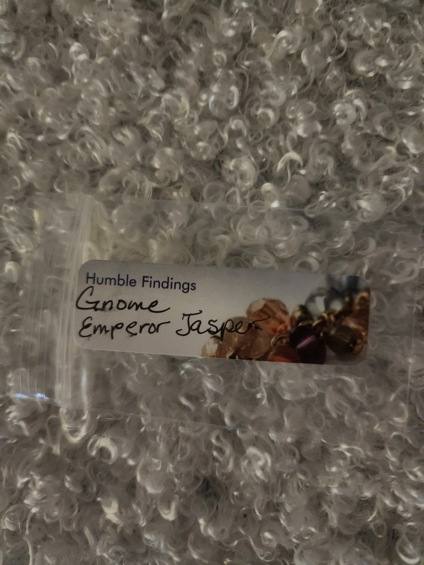 Gnome Emperor Jasper Wine Ring