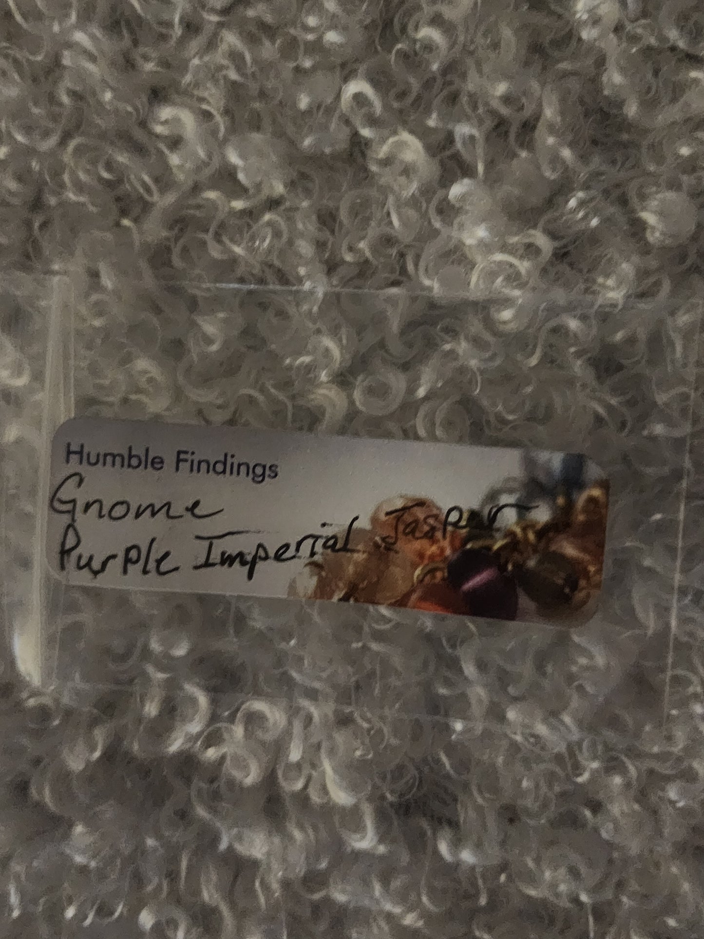 Gnome Purple Imperial Jasper Wine Ring