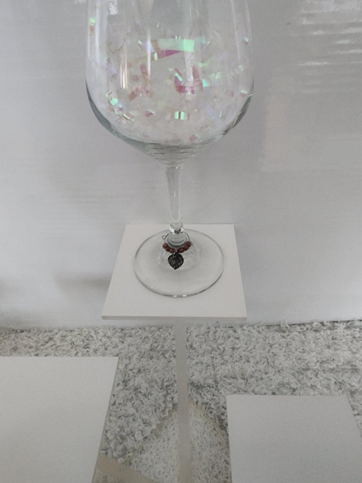 Leaf Cryonoid Fossil Wine Ring