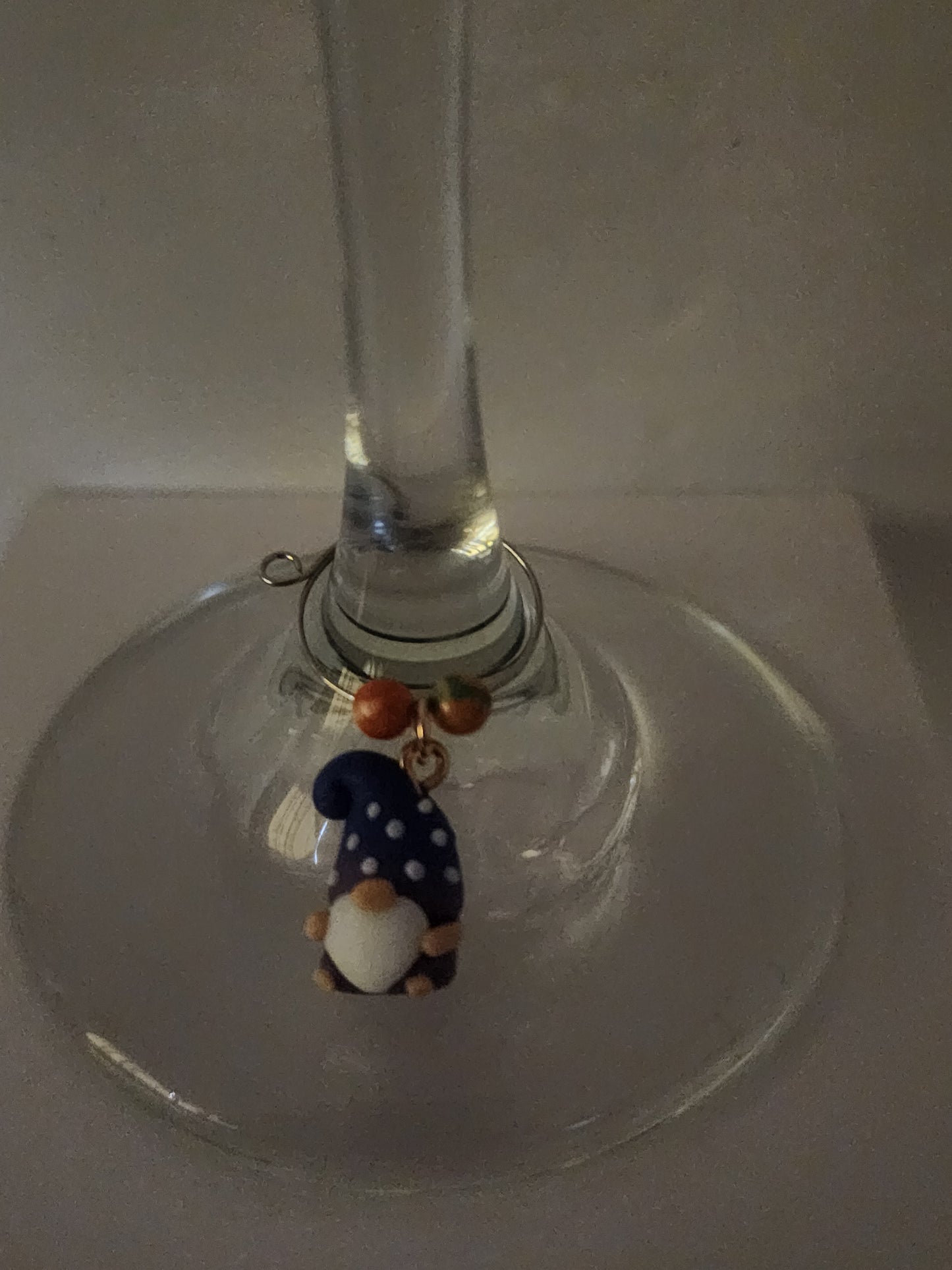 Gnome Coral Topaz Wine Ring