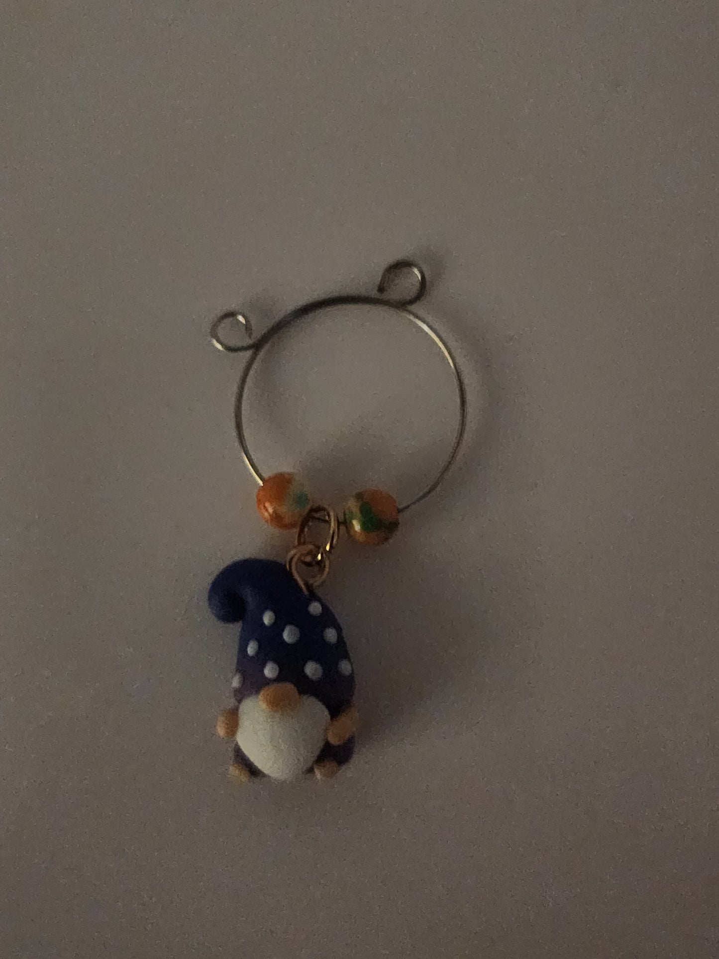 Gnome Coral Topaz Wine Ring