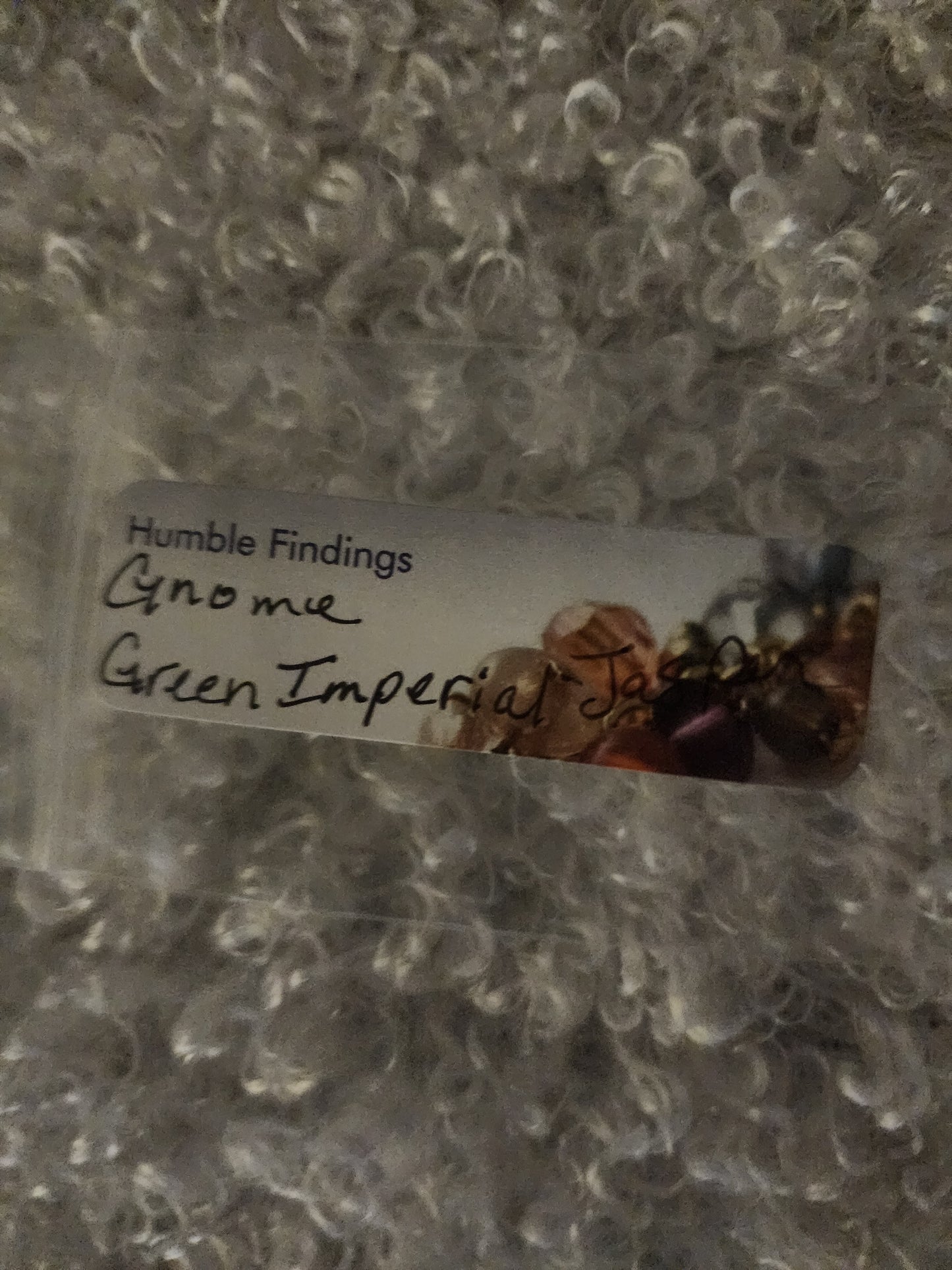 Gnome Green Imperial Jasper Wine Ring