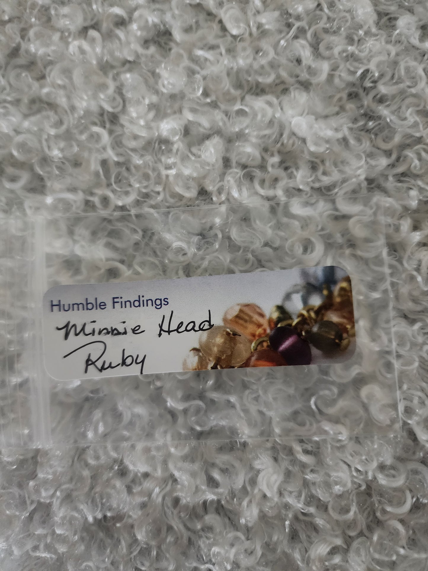 Minnie Head Ruby Wine Ring