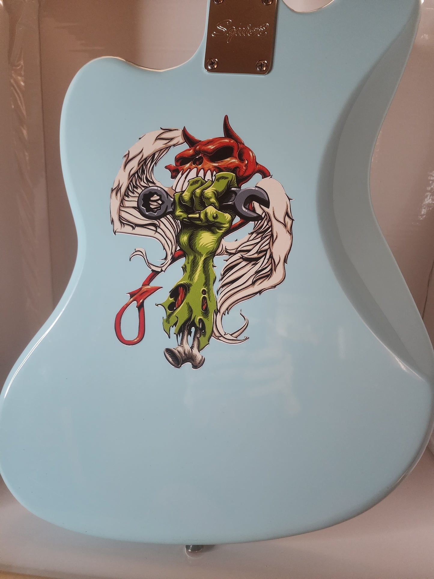 Devil Bone Guitar Decal/Sticker