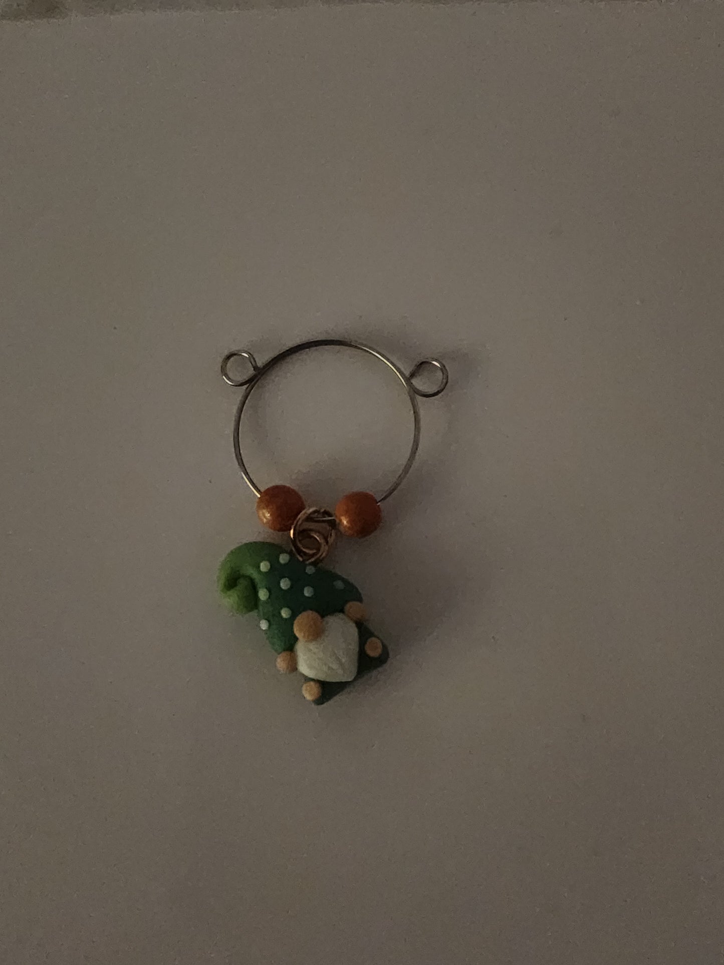 Gnome Coral Topaz Wine Ring